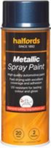 Halfords M3-270 Blue Metallic Car Spray Paint - 400Ml