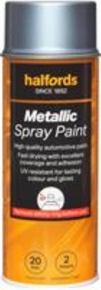 Halfords M3-610 Blue Metallic Car Spray Paint - 400Ml