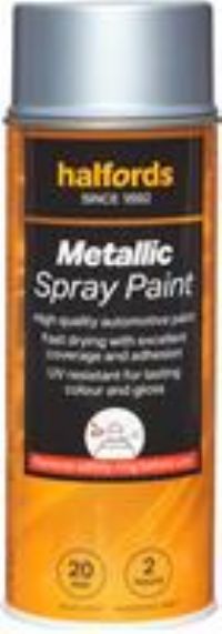 Halfords M3-640 Blue Metallic Car Spray Paint - 400Ml