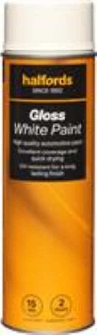 Halfords Gloss White 500Ml