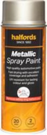 Halfords M5-210 Gold Metallic Car Spray Paint - 400Ml