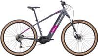 Rockmachine Storm Int E70-29 Electric Mountain Bike, Matte Anthracite/Purple/Silver - M Frame