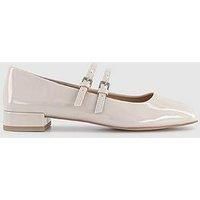 Office Frances Two Strap Mary Jane Flat Shoe