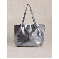 White Stuff Tessy Leather Tote Bag - Multi