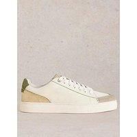 White Stuff Toni Leather Trainer - White