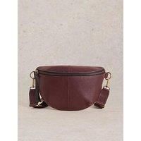 White Stuff Mini Sebby Leather Sling Bag - Red