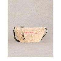 White Stuff Meadow Borg Crossbody Bag - Beige