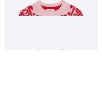 River Island Merry Christmas Jumper - Pink