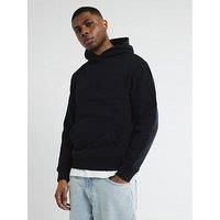 River Island Essentials Regular Fit Hoodie - Black