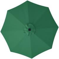 Outsunny UPF 50+ Replacement Parasol Canopy Parasol Cover Replacement, Green