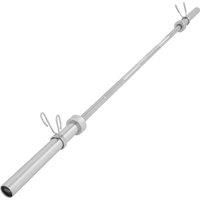 Vega Olympic Barbell Bar 7ft Chrome 2” Weightlifting Strength Training Bar