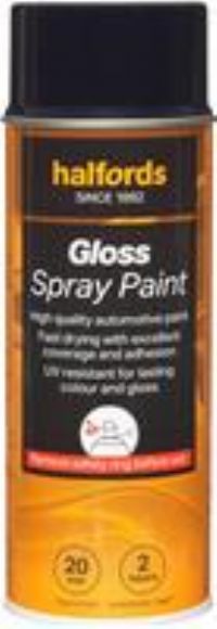 Halfords S3-260 Blue Gloss Car Spray Paint - 400Ml