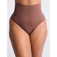 Boux Avenue Contour Thong - Deep - Brown