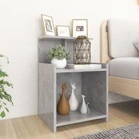 Bed Cabinets 2 pcs Concrete Grey 40x35x60 cm Engineered Wood