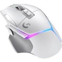 Logitech G502 X PLUS LIGHTSPEED Wireless RGB Gaming Mouse - Optical Mouse with LIGHTFORCE Hybrid Switches, LIGHTSYNC RGB, HERO 25K Gaming Sensor, Compatible with PC - macOS/Windows - White