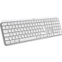 Logitech MX Keys S for Mac, Wireless Keyboard, Fluid, Precise Laptop-Like Typing, Programmable Keys, Backlit, Bluetooth USB C Rechargeable for MacBook Pro, Macbook Air, iMac, iPad, QWERTY UK,PaleGrey