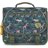 Stones and Bones  CARTABLE 38 CM LILY JUNGLE PARTY  boys's Briefcase in Kaki