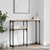 Console Table Sonoma Oak 90x22.5x75 cm Engineered Wood