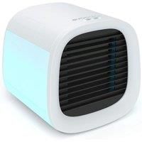 Evapolar evaCHILL Personal Portable Air Cooler and Humidifier, Desktop Cooling Fan, for Home and Office, with USB Connectivity and Built-in LED Light, White