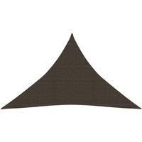 Sunshade Sail 160 g/m Brown 3.5x3.5x4.9 m HDPE