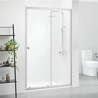 Triton Neo Six Framed Rectangular Sliding Shower Door Chrome 1000 x 1850mm (100TK)