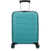 American Tourister Air Move 4 Wheels Cabin Suitcase 55 cm, Sky Blue, Standard Size, Hand Luggage