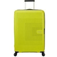 Hard Shell Suitcase American Tourister Aerostep 4 Wheel Spinner Trolley Case