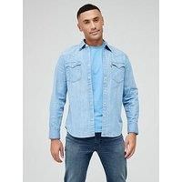 Levi'S Barstow Denim Western Shirt - Light Wash