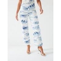 Levi'S Ribcage Straight Leg Ankle Jean - White