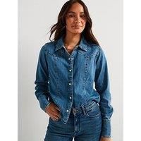 Wrangler Denim Shirt-Blue