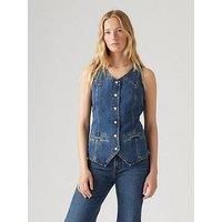 Levi'S Longline Denim Vest - Enchantment