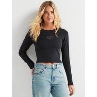 Levi'S Essential Sporty Long Sleeve Top - Black