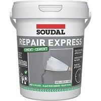 Soudal Repair Mortar Cement Ready Mix Brick Crack Gap Filler Grey + Smoother