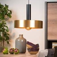 Lucide Giada hanging light, black, gold, 50 cm