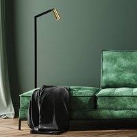 Lucide Sybil floor lamp rotatable/pivotable black/gold