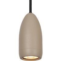 Lucide Evora pendant light, 5-bulb, linear, taupe