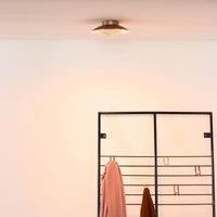 Lucide Foskal LED ceiling light, brass, 21.5 cm