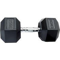 DKN Cast Iron Rubber Encased Hex 2-30kg Weights Hexagonal Dumbbells Single & Set