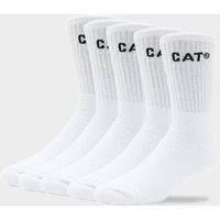 Premium Work Socks Pack of Five, White