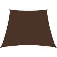 Sunshade Sail Oxford Fabric Trapezium 3/4x3 m Brown