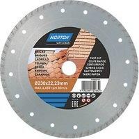 Norton Multi-Material Diamond Cutting Disc 230 x 22.23mm (418GX)