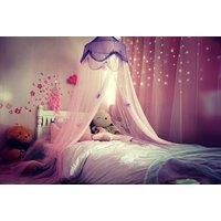 Kid'S Hanging Mosquito Net Bedroom Canopy - 8 Designs! - White