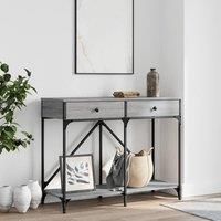 Console Table Grey Sonoma 100x39x78.5 cm Engineered Wood