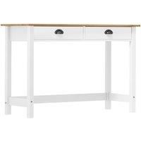 Console Table Hill with 2 Drawers 110x45x74 cm Solid Pine Wood