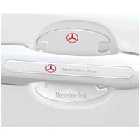 (Mercedes-Benz) 8x Car Door Handle Bowl Anti-Scratch Cover Guard Protector Stickers Accessories