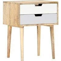 Bedside Cabinet 47x35x59 cm Solid Mango Wood