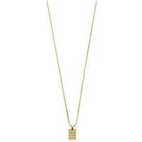 Pilgrim Jemma Square Pendant Necklace Gold-Plated