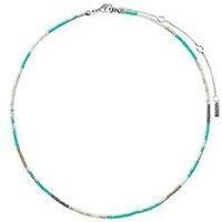 Pilgrim Alison Necklace Mint, Silver-Plated