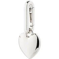 Pilgrim Charm Heart Pendant, Silver-Plated