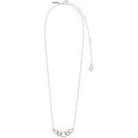 Pilgrim Wrenley Recycled Necklace Silver-Plated